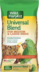 Wild Harvest Universal Blend Fortified Nutrition for Medium & Large Bird Birdfeed, 10-lb