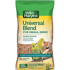 Wild Harvest Universal Blend Fortified Nutrition for Small Bird Birdfeed, 10-lb