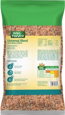 Show full view: Wild Harvest Universal Blend Fortified Nutrition for Small Bird Birdfeed, 10-lb slide 2 of 8