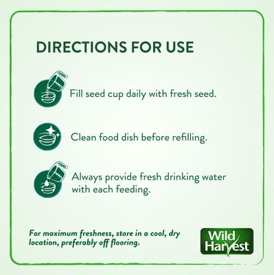 Show full view: Wild Harvest Universal Blend Fortified Nutrition for Small Bird Birdfeed, 10-lb slide 6 of 8