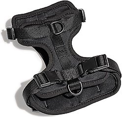 Wild One Adjustable Cushioned Dog Harness, Black, Large