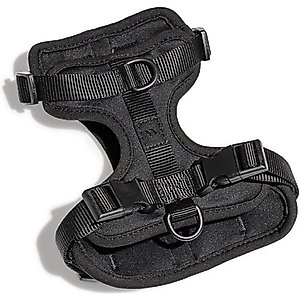 Wild One Adjustable Cushioned Dog Harness, Black, Large
