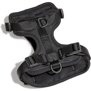 Wild One Adjustable Cushioned Dog Harness, Black, Small