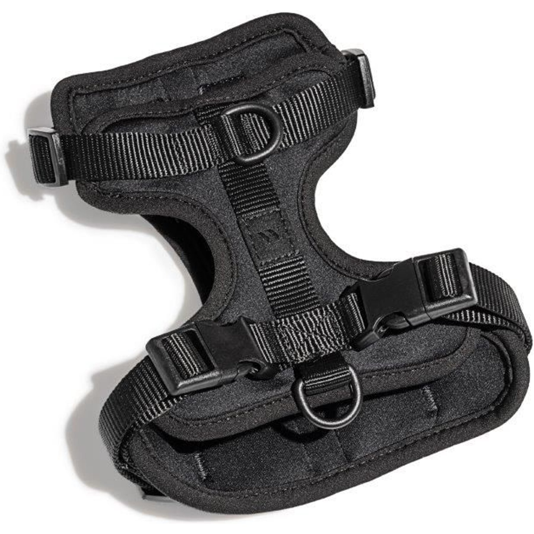 Wild One Adjustable Cushioned Dog Harness, Black, X-Small