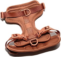 Wild One Adjustable Cushioned Dog Harness, Cocoa, Large