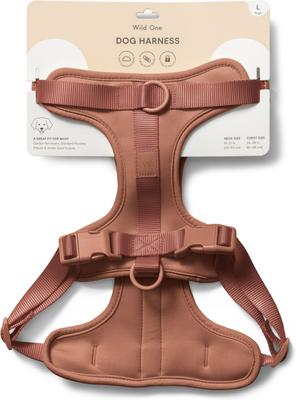 Show full view: Wild One Adjustable Cushioned Dog Harness, Cocoa, Large slide 2 of 7