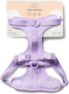 Show full view: Wild One Adjustable Cushioned Dog Harness, Lilac, Large slide 2 of 8