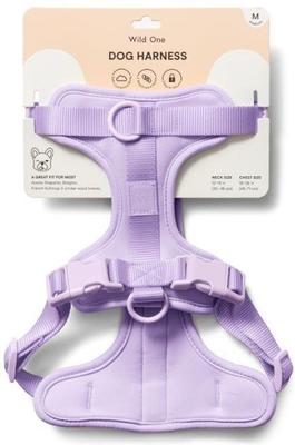 Show full view: Wild One Adjustable Cushioned Dog Harness, Lilac, Medium slide 2 of 8