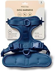 Wild One Adjustable Cushioned Dog Harness, Navy, Small slide 2 of 4