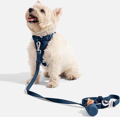 Show full view: Wild One Adjustable Cushioned Dog Harness, Navy, Small slide 3 of 7