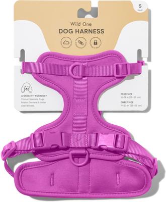 Show full view: Wild One Adjustable Cushioned Dog Harness, Orchid, Small slide 2 of 9