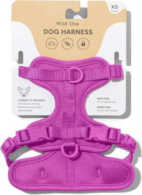 Show full view: Wild One Adjustable Cushioned Dog Harness, Orchid, X-Small slide 2 of 9