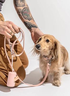 Show full view: Wild One Adjustable Waterproof Flex-Poly Coated Nylon Dog Collar, Blush, Large slide 4 of 10