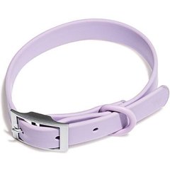 Wild One Adjustable Waterproof Flex-Poly Coated Nylon Dog Collar, Lilac, Small
