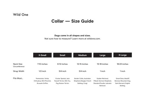 Show full view: Wild One Adjustable Waterproof Flex-Poly Coated Nylon Dog Collar, Lunar, Large slide 7 of 10