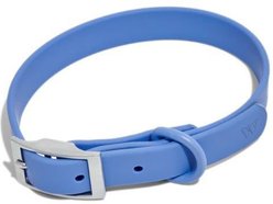 Wild One Adjustable Waterproof Flex-Poly Coated Nylon Dog Collar, Moonstone, Medium