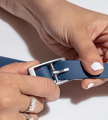 Show full view: Wild One Adjustable Waterproof Flex-Poly Coated Nylon Dog Collar, Navy, Small slide 3 of 10