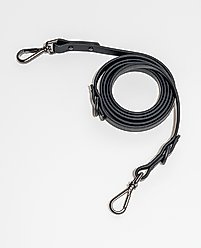 Wild One Adjustable Waterproof Flex-Poly Coated Nylon Leash, Black, Small