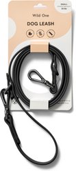 Wild One Adjustable Waterproof Flex-Poly Coated Nylon Leash, Black, Small slide 2 of 3