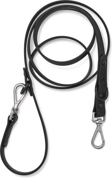 Show full view: Wild One Adjustable Waterproof Flex-Poly Coated Nylon Leash, Black, Standard slide 1 of 6