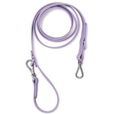Wild One Wild One Adjustable Waterproof Flex-Poly Coated Nylon Leash, Lilac, Standard