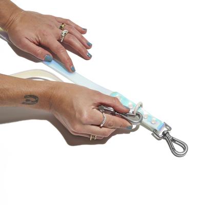 Show full view: Wild One Adjustable Waterproof Flex-Poly Coated Nylon Leash, Lunar, Small slide 3 of 11