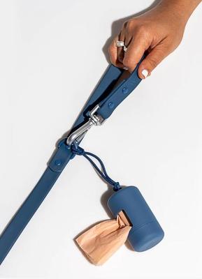 Show full view: Wild One Adjustable Waterproof Flex-poly Coated Nylon Leash, Navy, Standard slide 3 of 8