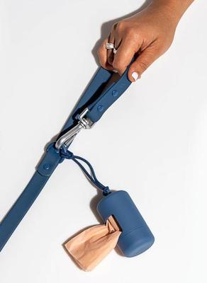 Show full view: Wild One Adjustable Waterproof Flex-poly Coated Nylon Leash, Navy, Standard slide 4 of 8