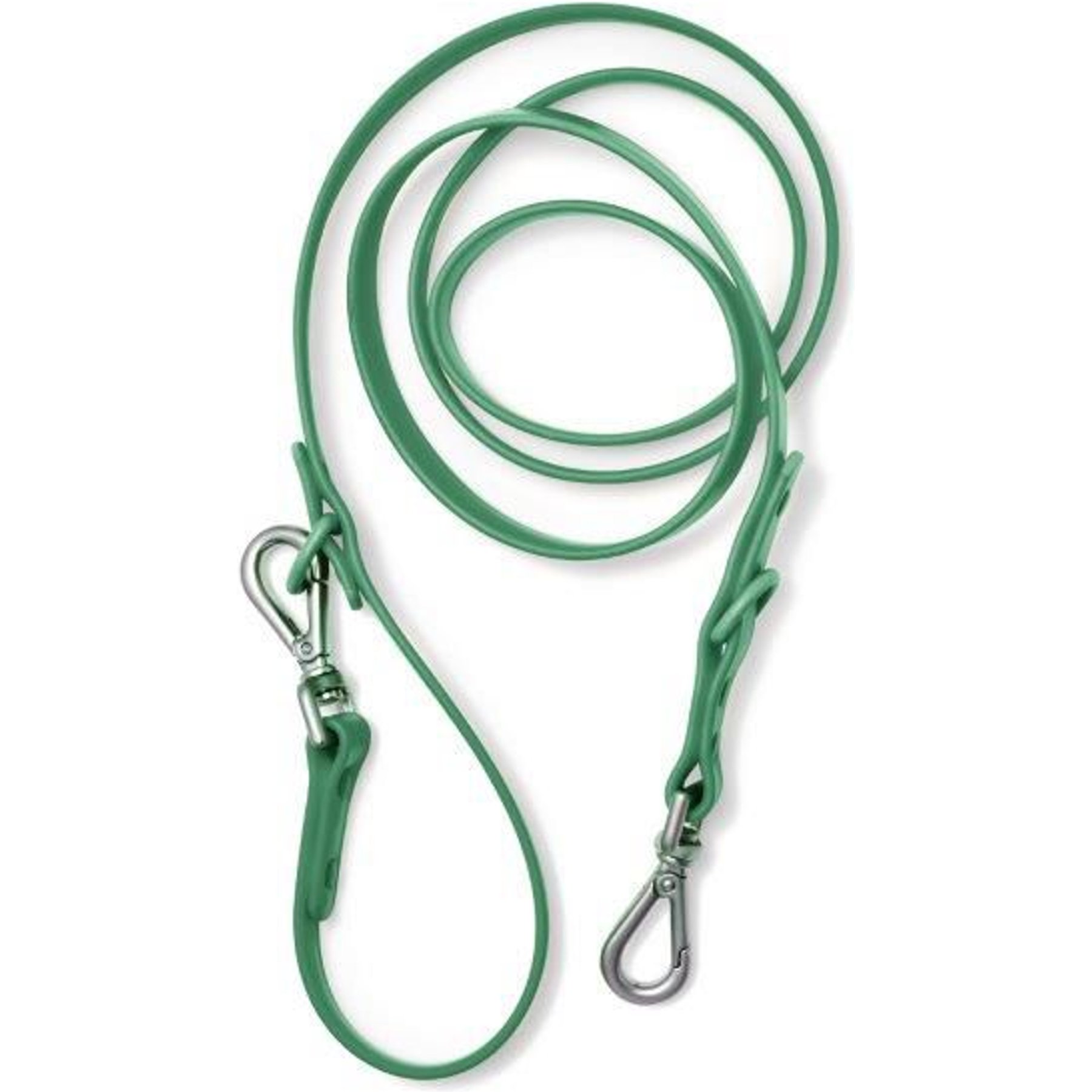 Wild One Adjustable Waterproof Flex-Poly Coated Nylon Leash, Spruce, Standard