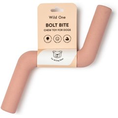 Wild One Bolt Bite Dog Chew Toy, Pink