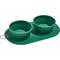 Show in main carousel: Wild One Collapsable Travel Silicone Duo Dog Bowl, Spruce, 22-oz slide 1 of 7