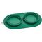 Show in main carousel: Wild One Collapsable Travel Silicone Duo Dog Bowl, Spruce, 22-oz slide 4 of 7