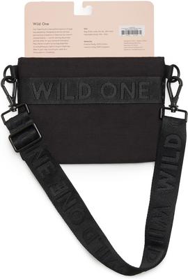 Show full view: Wild One Cotton Dog Treat Pouch, Black slide 5 of 5