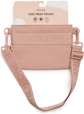 Show full view: Wild One Cotton Dog Treat Pouch, Pink slide 4 of 5