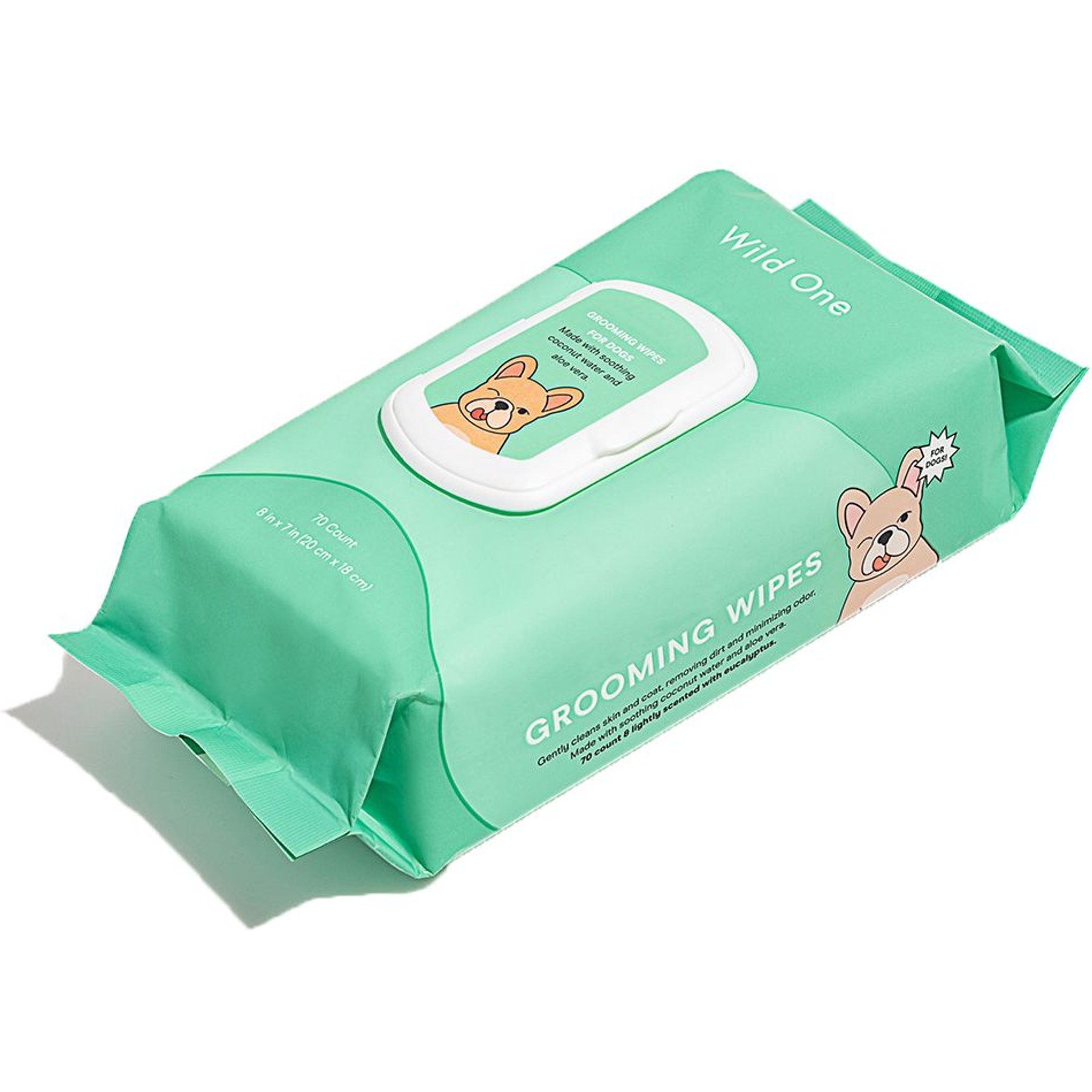 Wild One Dog Grooming Wipes, 70 count