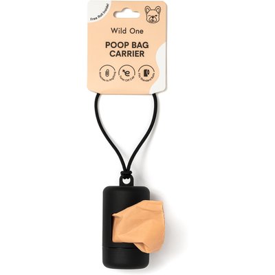 Wild One Wild One Dog Poop Bag Carrier, Black