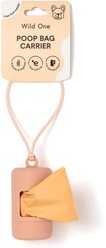 Wild One Dog Poop Bag Carrier, Blush