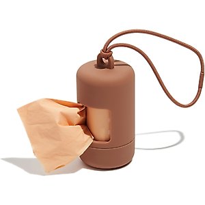Wild One Dog Poop Bag Carrier, Cocoa