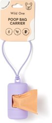 Wild One Dog Poop Bag Carrier, Lilac