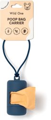 Wild One Dog Poop Bag Carrier, Navy