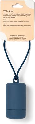 Show full view: Wild One Dog Poop Bag Carrier, Navy slide 2 of 7