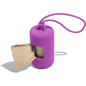 Wild One Dog Poop Bag Carrier, Orchid
