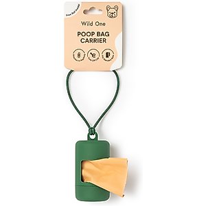 Wild One Dog Poop Bag Carrier, Spruce