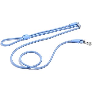 Wild One Hands-Free Adjustable Rope Dog Leash, Standard: 4 1/3 to 8 1/2-ft long, 1/2-in wide, Moonstone