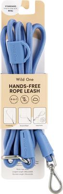 Show full view: Wild One Hands-Free Adjustable Rope Dog Leash, Standard: 4 1/3 to 8 1/2-ft long, 1/2-in wide, Moonstone slide 3 of 9