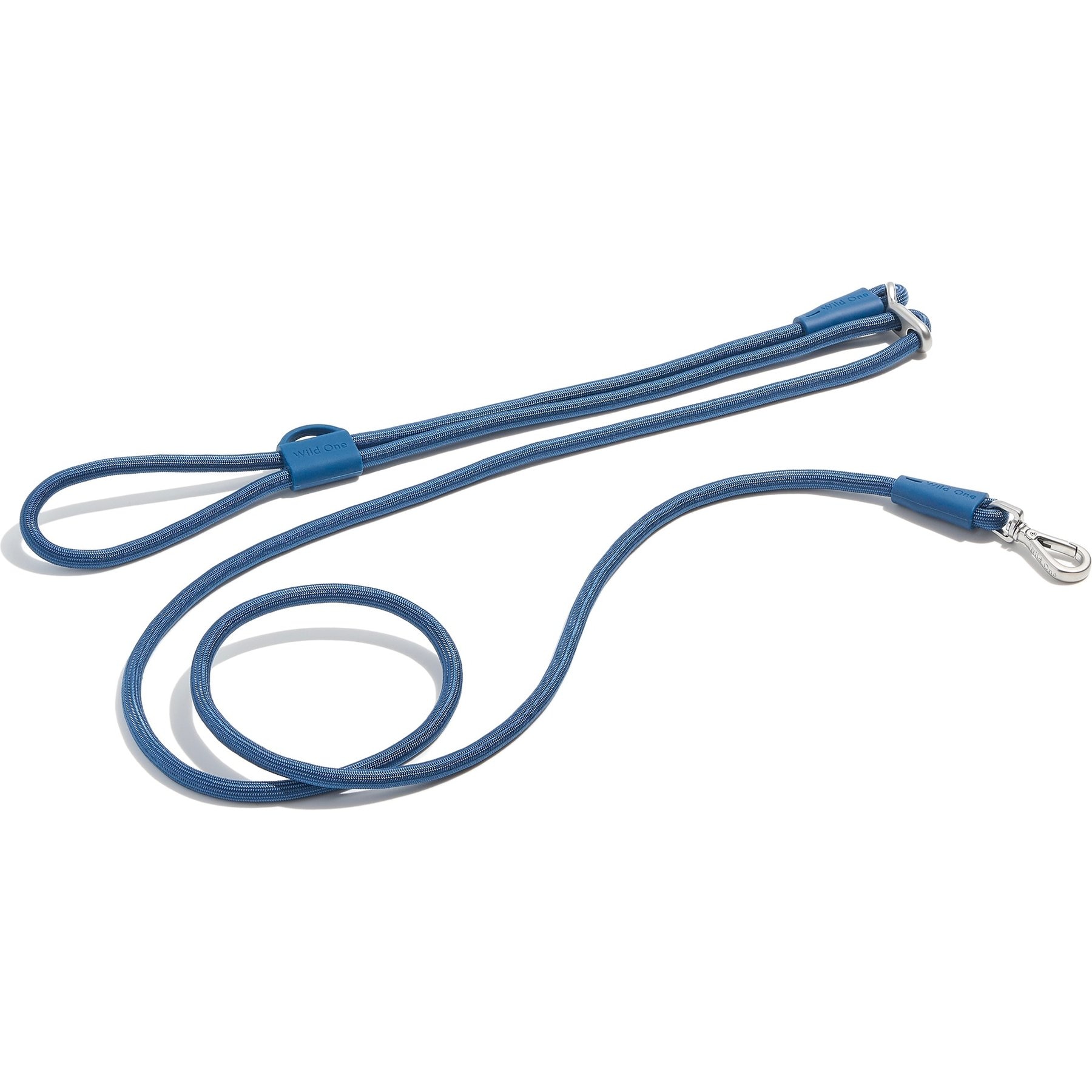 Wild One Hands-Free Adjustable Rope Dog Leash, Standard: 4 1/3 to 8 1/2-ft long, 1/2-in wide, Navy