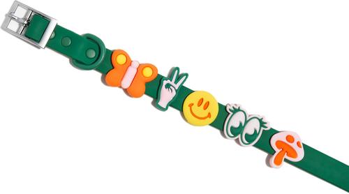 Show full view: Wild One Leash & Collar Flair Silicone Dog & Cat ID Tag, Standard, 5 count, Groovy slide 3 of 10