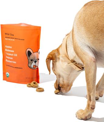 Show full view: Wild One Organic Fruit Salad Baked Dog Treats, 8-oz bag slide 6 of 9