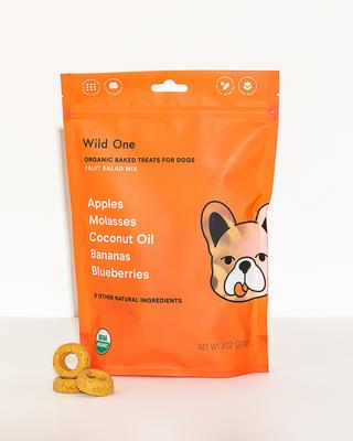 Show full view: Wild One Organic Fruit Salad Baked Dog Treats, 8-oz bag slide 8 of 9