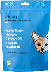 Wild One Organic Peanut Butter & Jelly Baked Dog Treats, 8-oz bag
